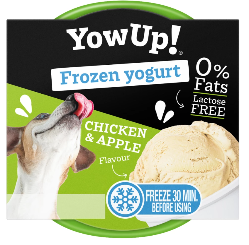 YowUp Dog Frozen Yoghurt 110g - Kylling og Æble