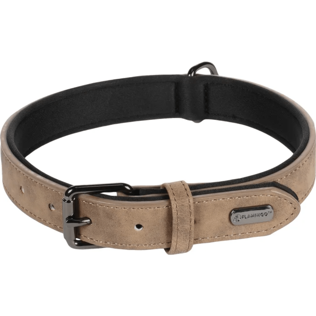 DELU halsbånd - Brun - HappyPuppy.dk