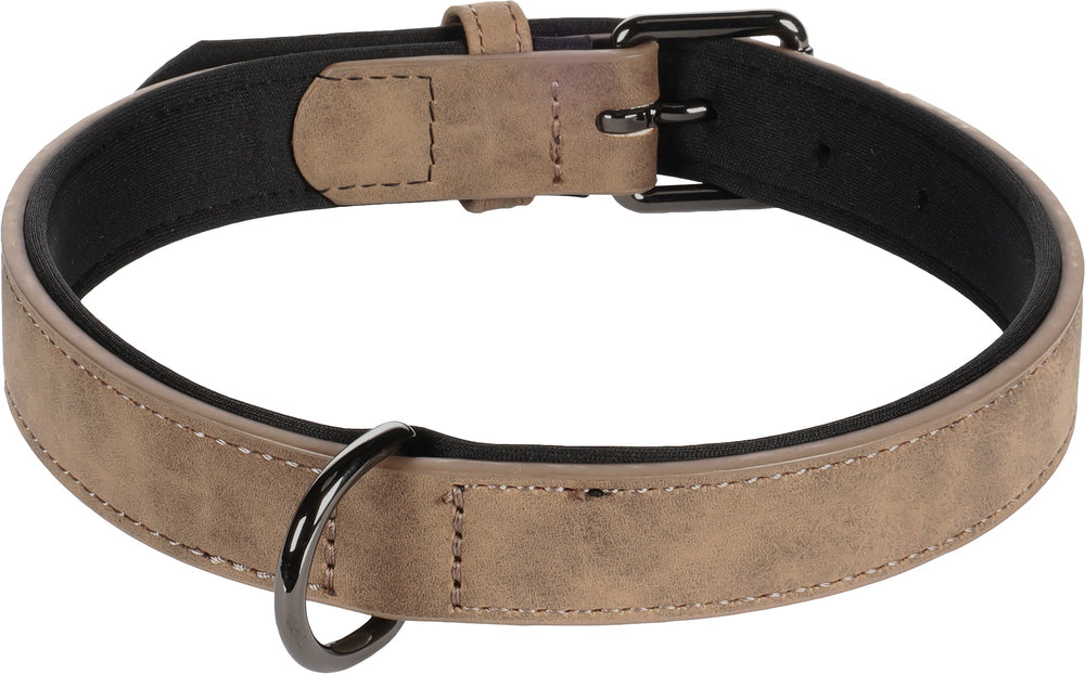DELU halsbånd - Brun - HappyPuppy.dk