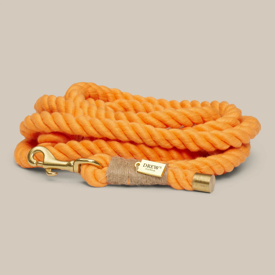 DREWS PEACH / Justerbar og blød hundesnor (orange) - HappyPuppy.dk