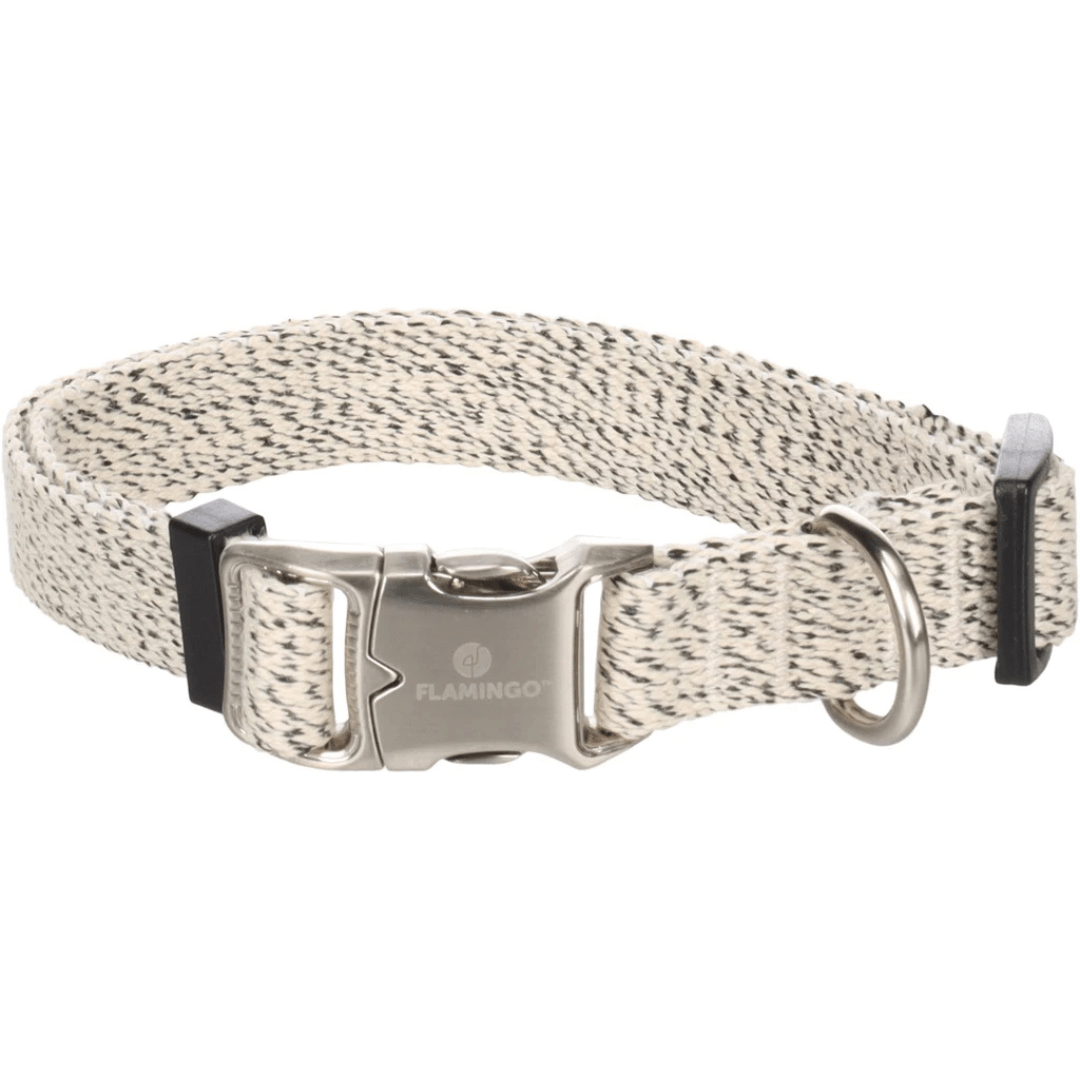 LAGO halsbånd - Hvid/Sort - HappyPuppy.dk
