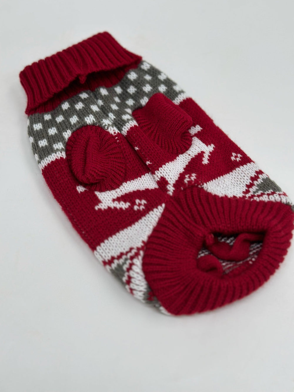 Limited Julesweater 2024 Rød (hvalpe) - HappyPuppy.dk