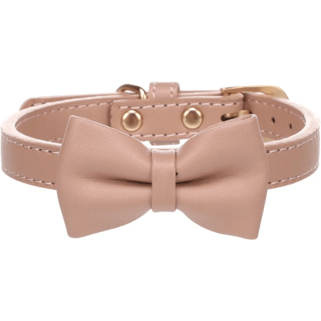 NELA halsbånd med butterfly - Pink - HappyPuppy.dk