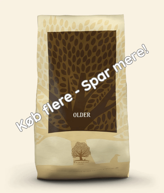 10KG ESSENTIAL OLDER - HappyPuppy.dk