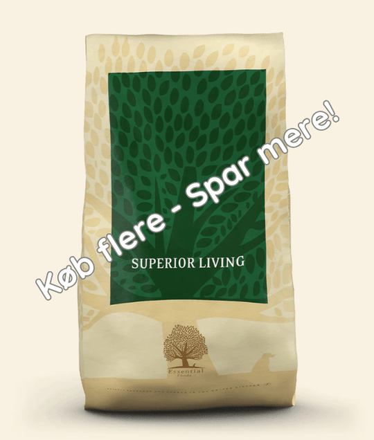 10KG ESSENTIAL SUPERIOR LIVING - HappyPuppy.dk