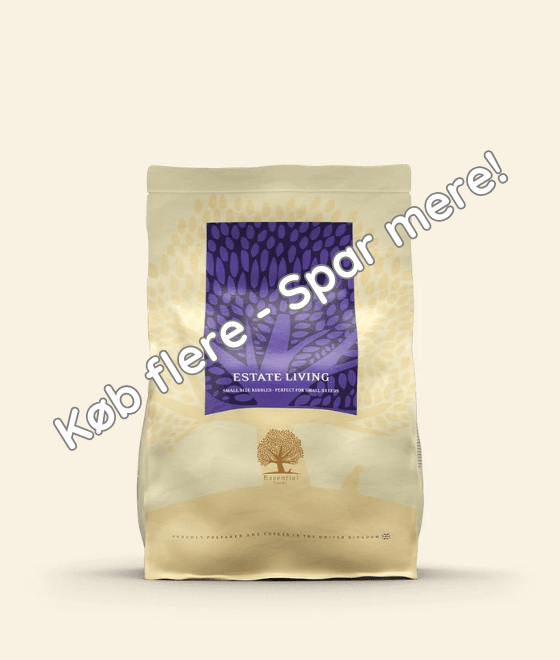 2,5KG SMALL SIZE ESSENTIAL ESTATE LIVING - HappyPuppy.dk