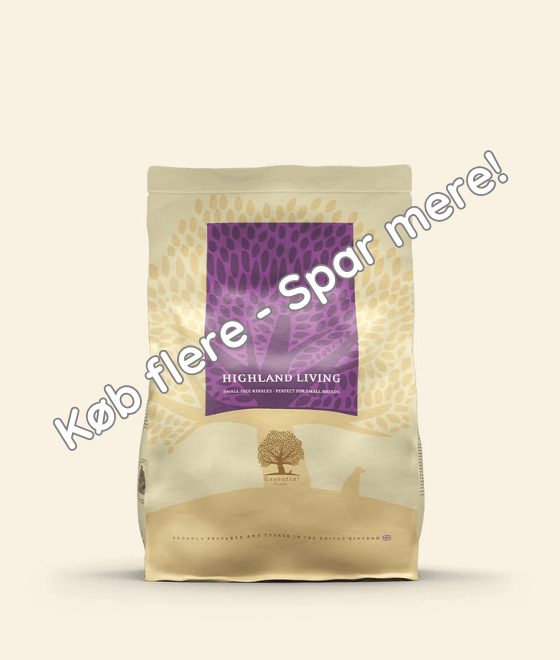 2,5KG SMALL SIZE ESSENTIAL HIGHLAND LIVING - HappyPuppy.dk