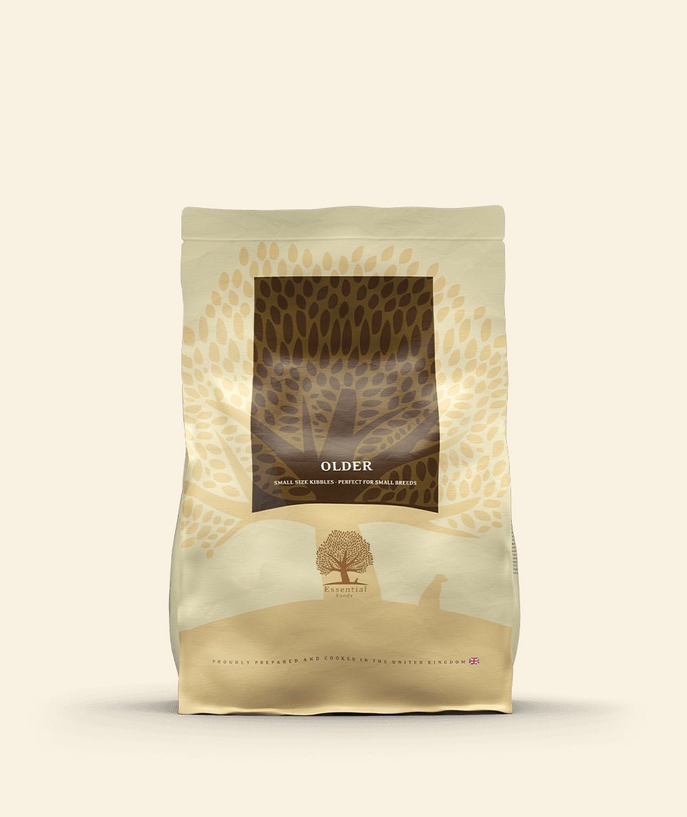 2,5KG SMALL SIZE ESSENTIAL OLDER - HappyPuppy.dk