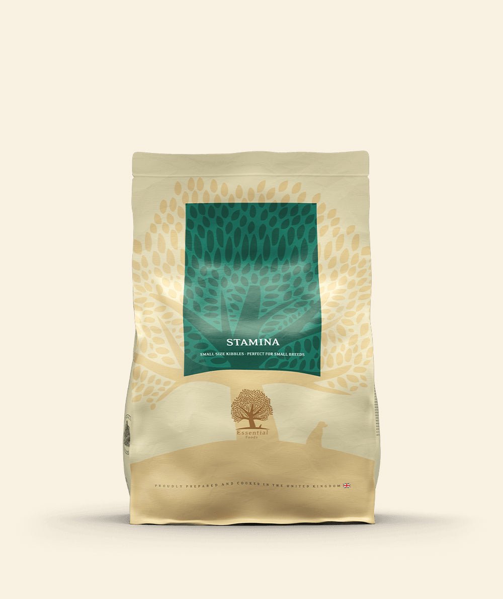 2,5KG SMALL SIZE ESSENTIAL STAMINA - HappyPuppy.dk