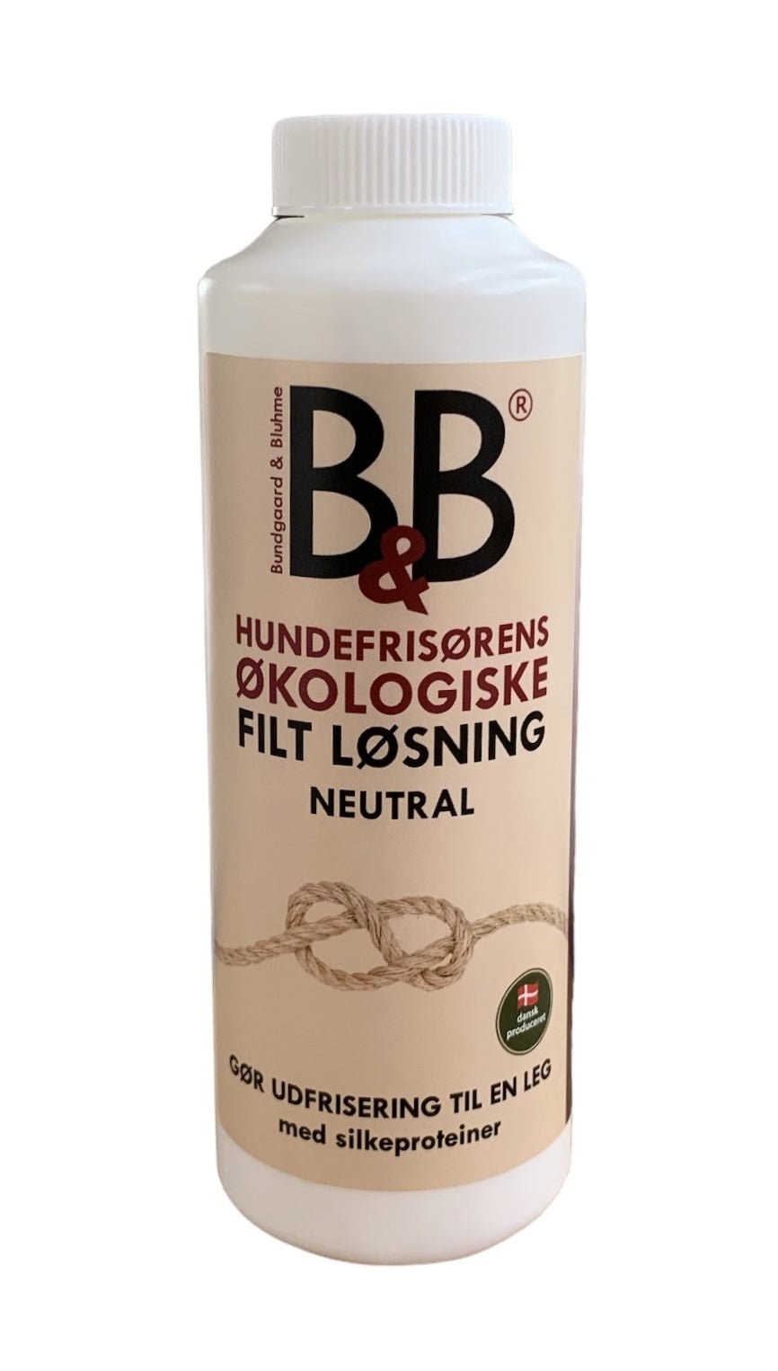 B&B Hundefrisørens Filt løsning - Neutral - HappyPuppy.dk