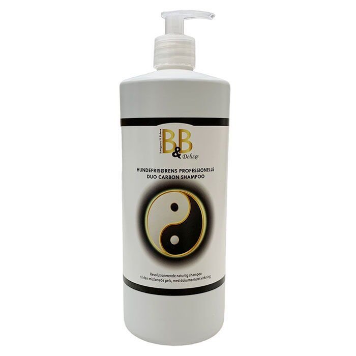 B&B Hundefrisørens professionelle duo carbon hundeshampoo - HappyPuppy.dk