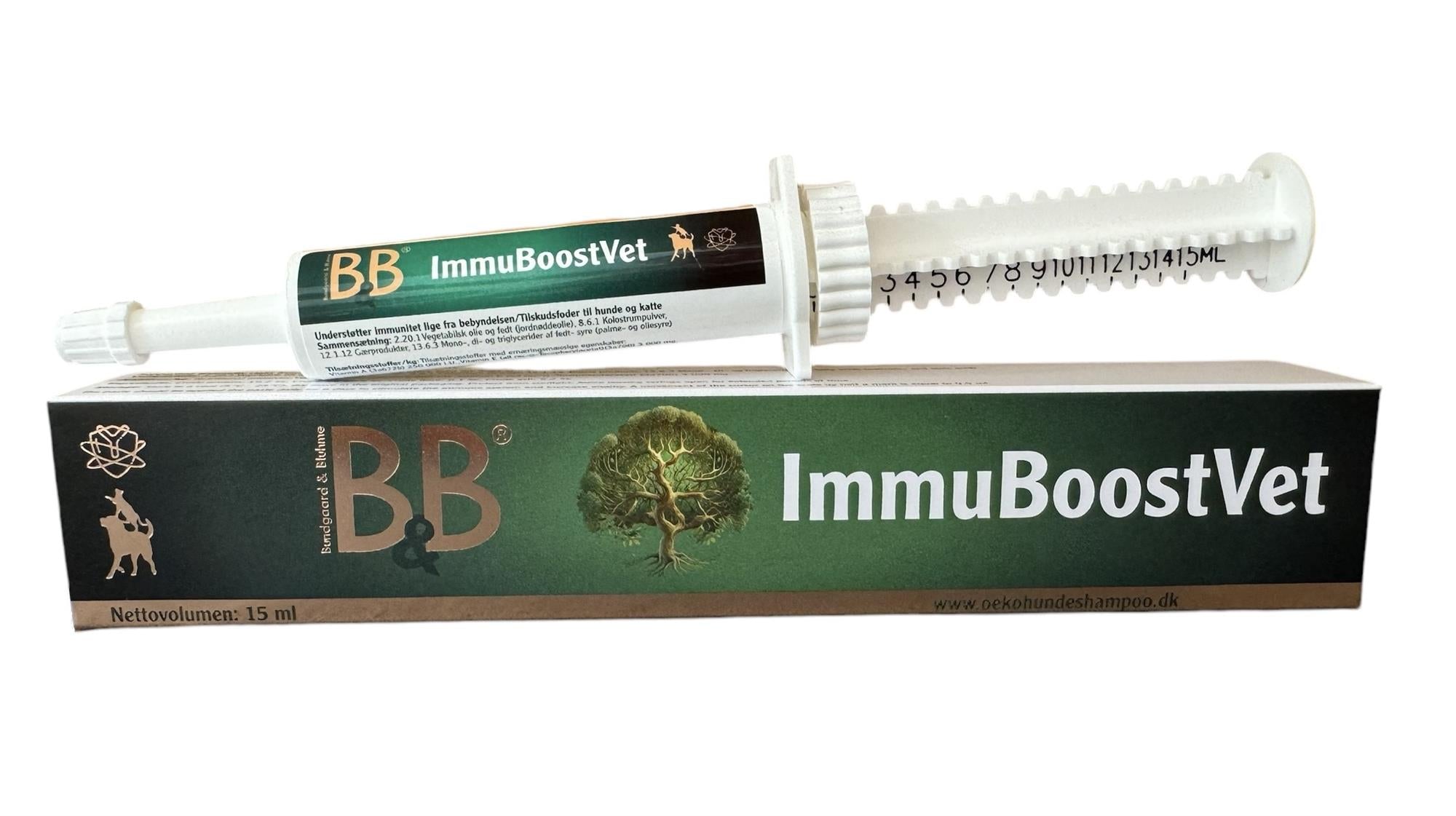 B&B ImmuBoostVet 15 ml. - HappyPuppy.dk