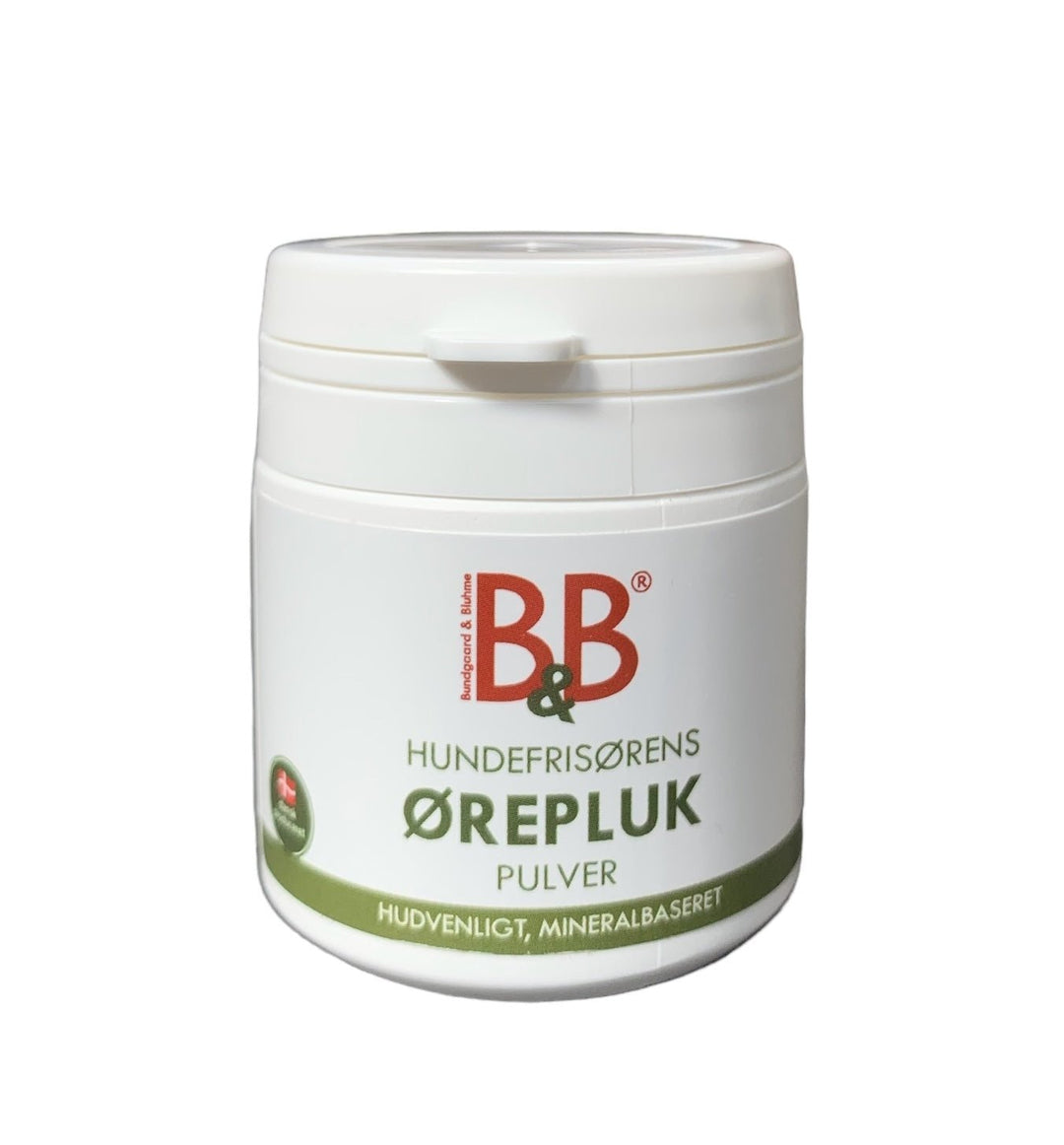 B&B Mineralbaseret Ørepluk pulver - HappyPuppy.dk