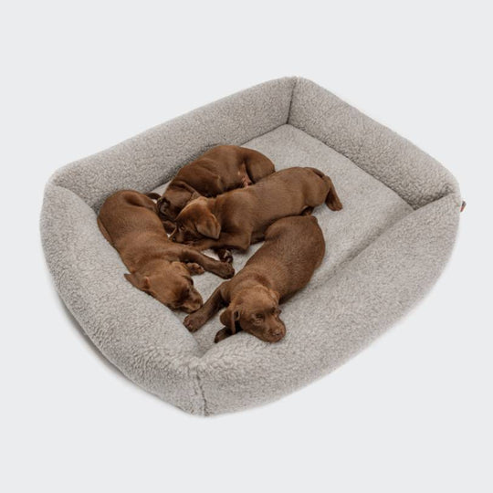 Cloud7 Sleepy Deluxe hundeseng Herringbone Brown