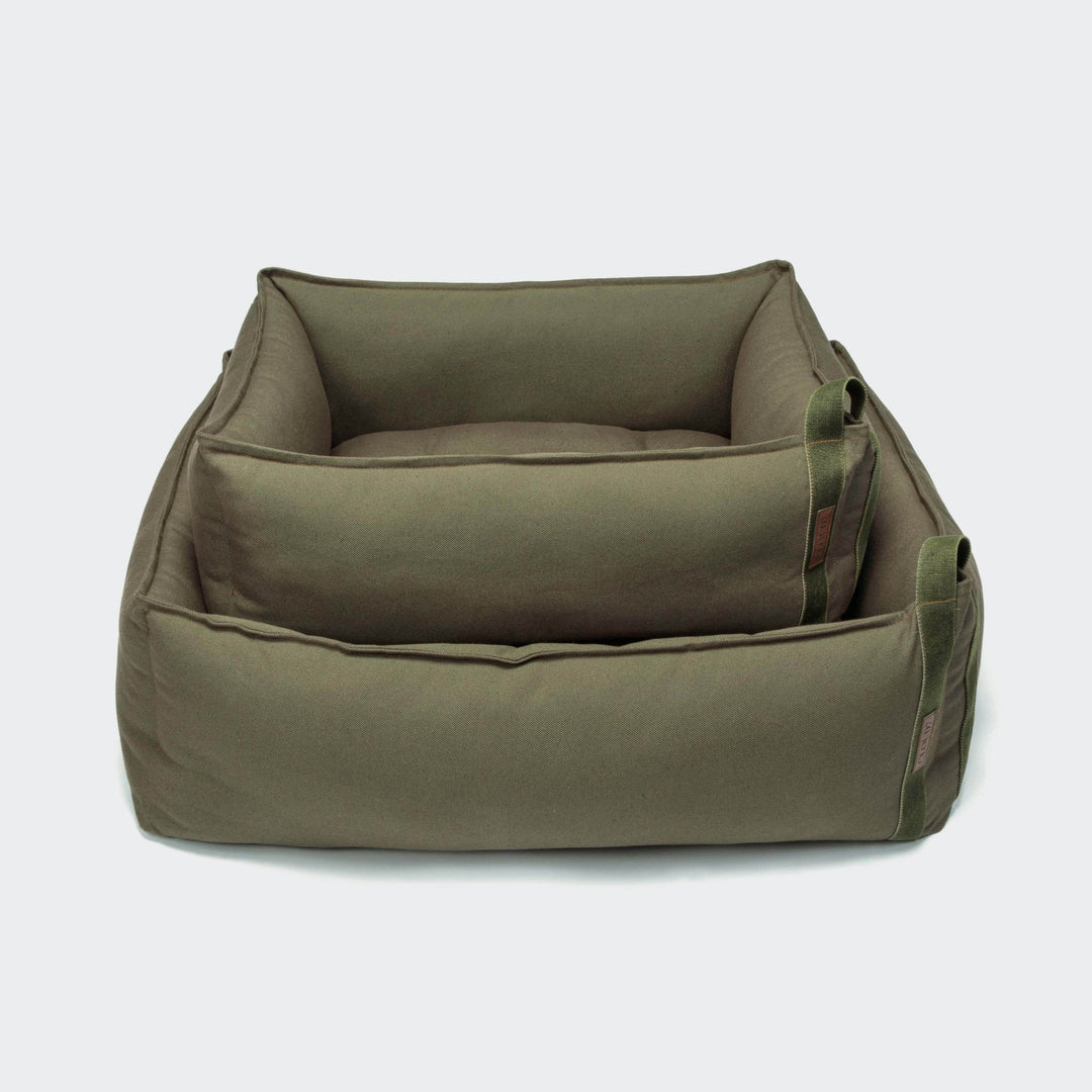 Cloud7 Hundeseng Boost Canvas Olive - HappyPuppy.dk