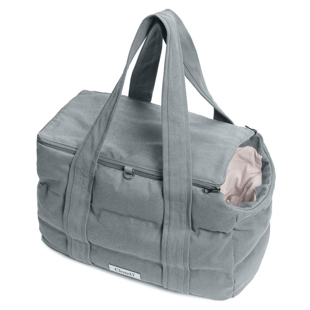 Cloud7 Hundetaske BERGAMO Canvas Grey - HappyPuppy.dk