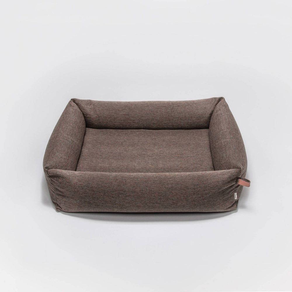 Cloud7 Sleepy Deluxe hundeseng Herringbone Brown - HappyPuppy.dk