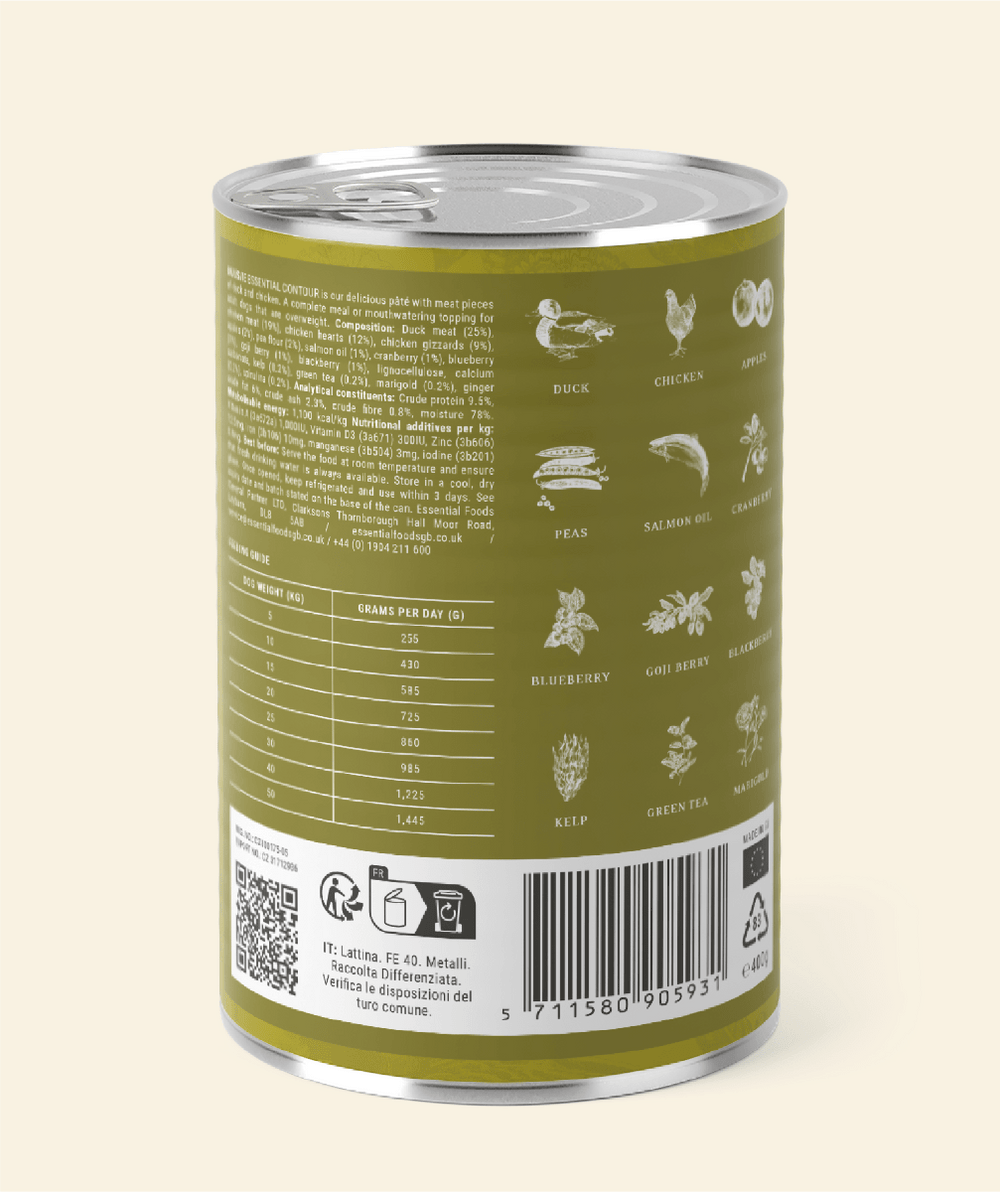 Essential Contour Paté 400g - HappyPuppy.dk