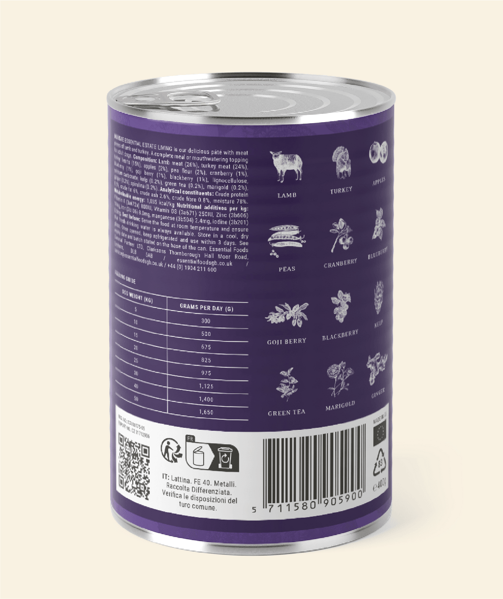 Essential Estate Living Paté 400g - HappyPuppy.dk
