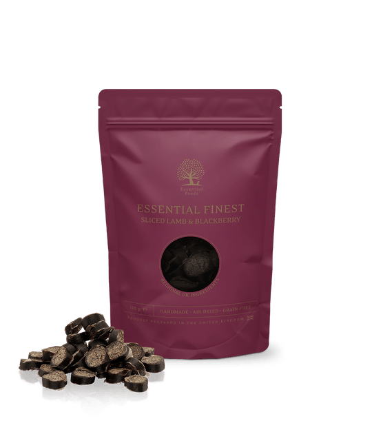 Essential Finest Sliced Lamb & Blackberry - HappyPuppy.dk