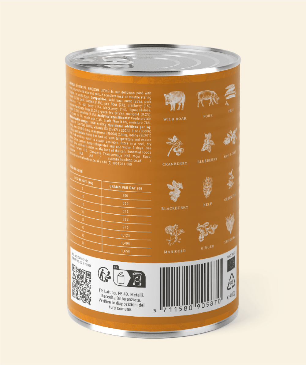 Essential Kingdom Living Paté 400g - HappyPuppy.dk