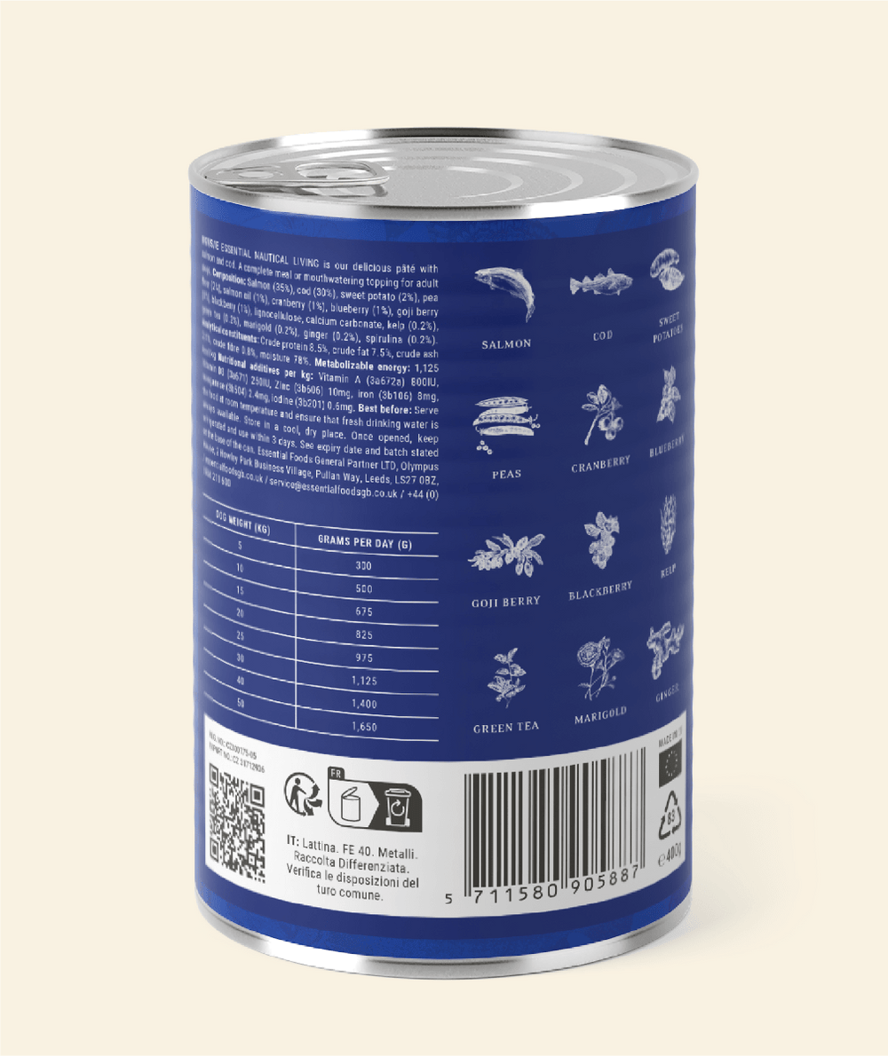 Essential Nautical Living Paté 400g - HappyPuppy.dk