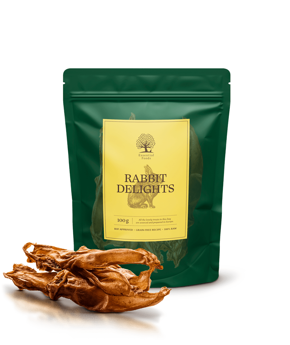 Essential Rabbit Delights 100g - HappyPuppy.dk