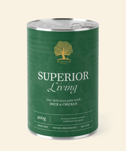 Essential Superior Living Paté 400g - HappyPuppy.dk