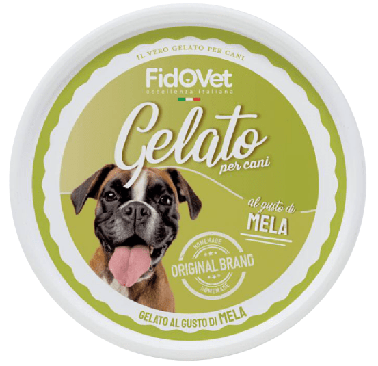 FidoVet Gelato Hundeis - Æble - HappyPuppy.dk