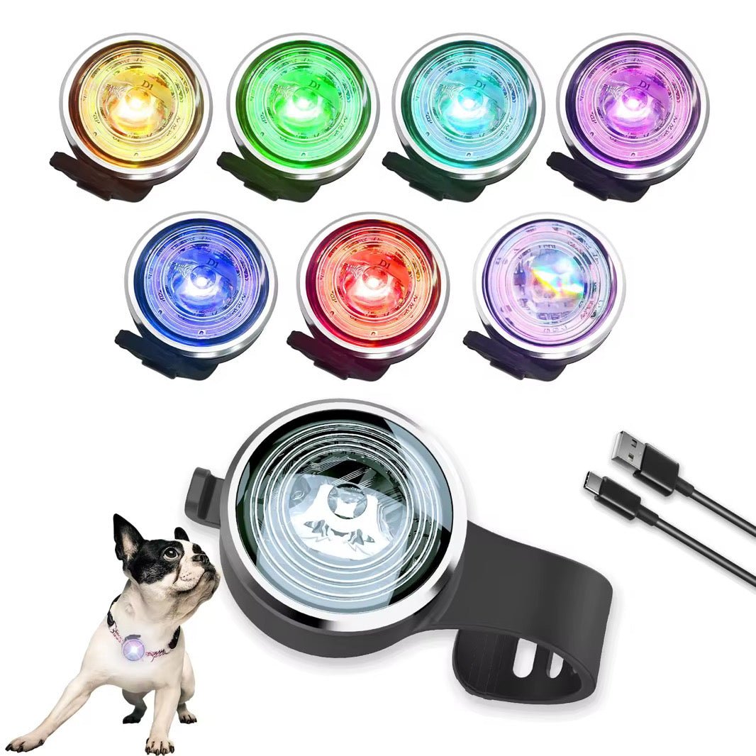 LED Hundelygte 8 - i - 1 Genopladelig - HappyPuppy.dk