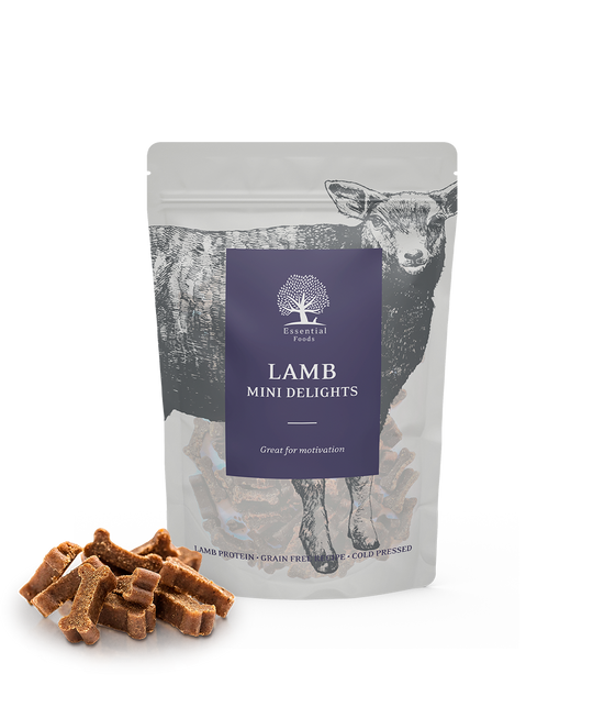 Essential Lamb Mini Delights godbidder 100g