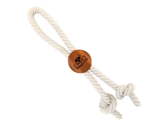 Swaggin Tails Knotted Rope Medalion, 40 cm. - HappyPuppy.dk